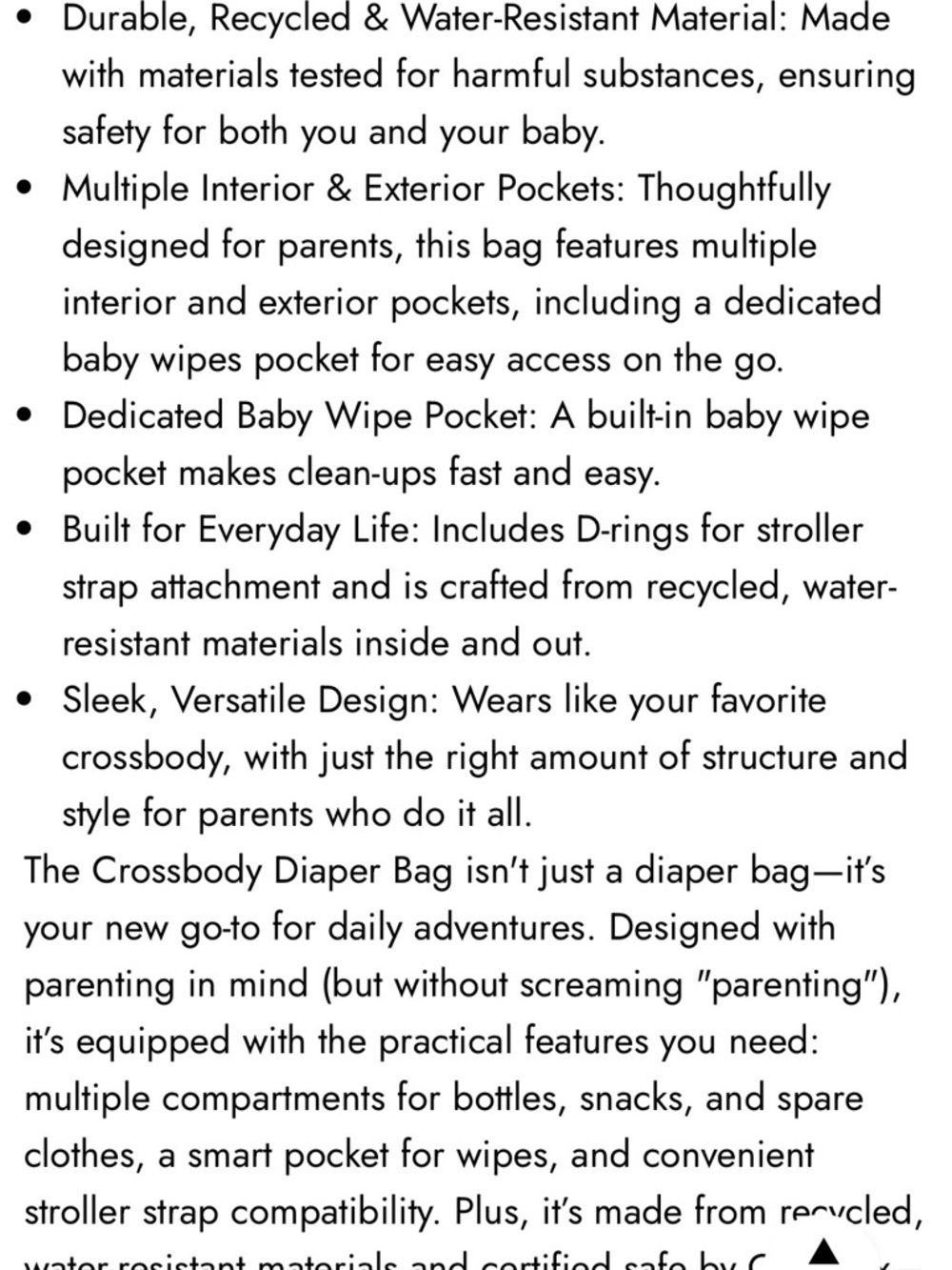 Calpak Crossbody Diaper Bag in Orchid - Picture 10 of 10